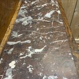 Console d’époque Napoléon III en noyer et placage