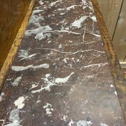 Napoleon III period console in walnut and veneer