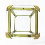 Table italienne en laiton par Mara, années 1970