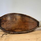 Vintage wood fish tray