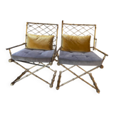 Pair of ring style armchairs