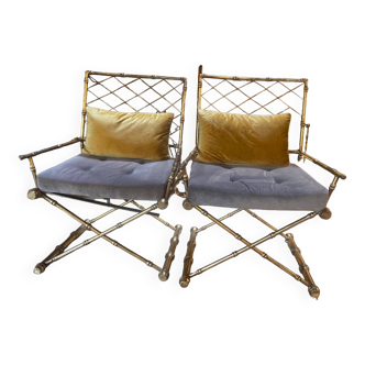 Pair of ring style armchairs