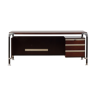 Luisa Parisi for MIM Roma Urio executive desk in rosewood, Italy, 1950s