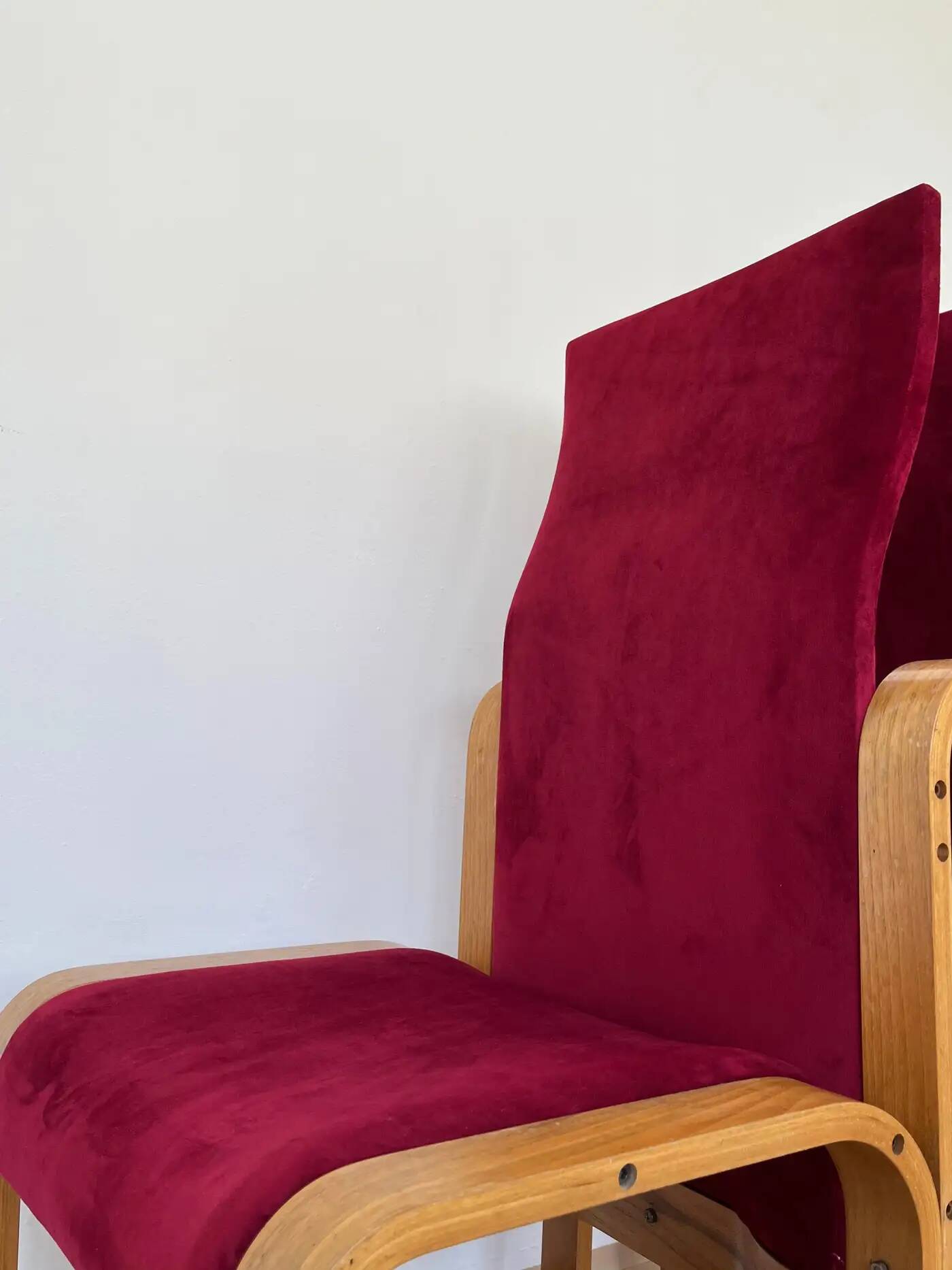 Rare chairs by Jan Bočan for the Czechoslovakian Embassy in Stockholm, 1972