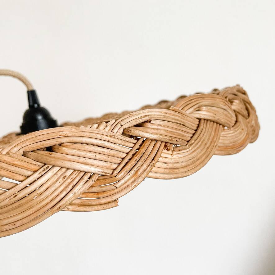 Rattan pendant light
