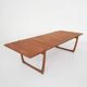 Large teak coffee table by Peter Hvidt and Orla Molgaard Nielsen model FD 575 for France and Son