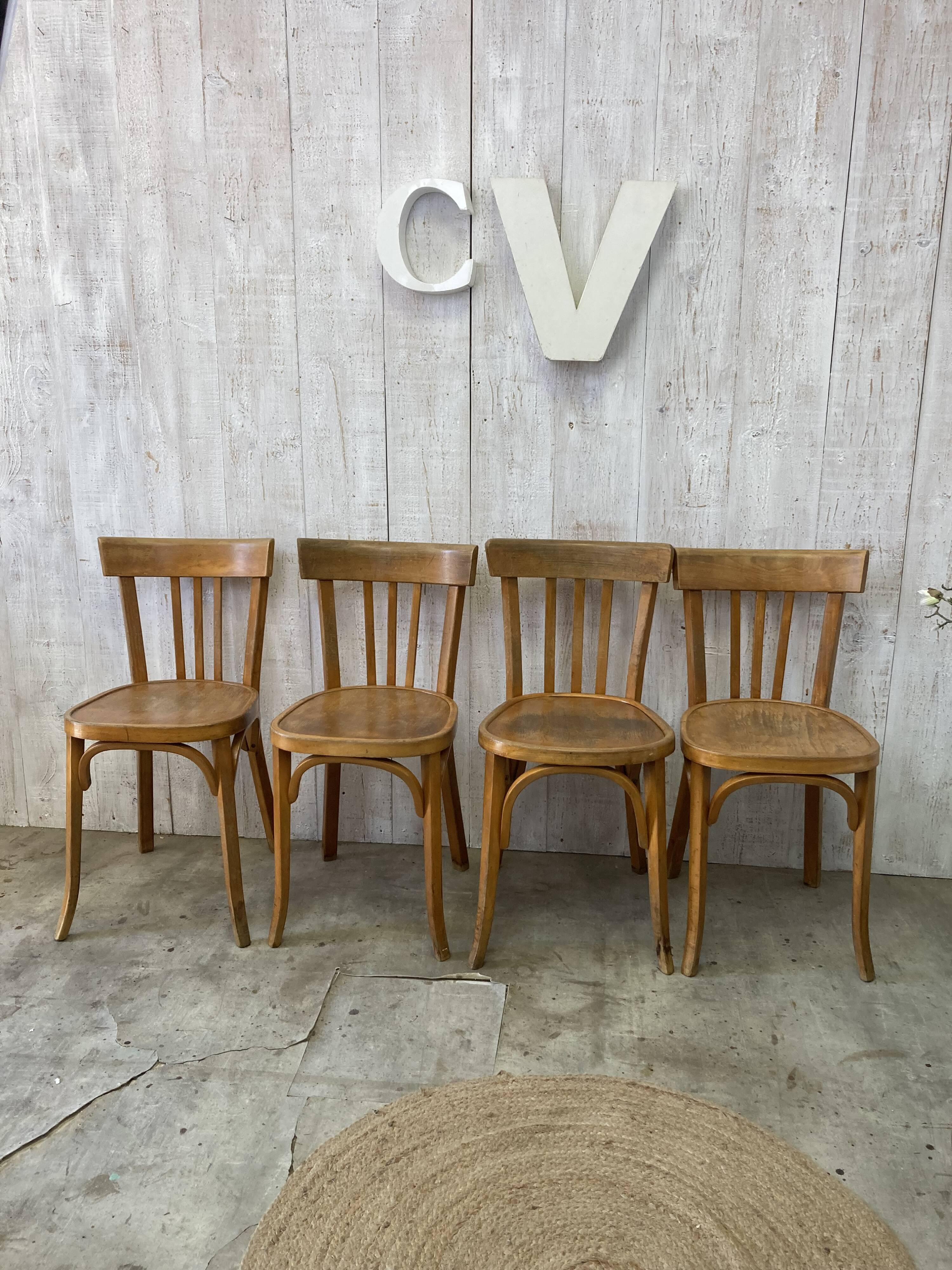 Set of 4 Baumann chairs