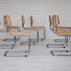 1980s, Italian design, set of 8 chairs, original good condition.