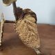 Golden Leaf Candle Holder