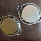2 original stainless steel dishes