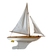 English basin sailboat Star'Yacht "Endeavour III" in wood and metal 50s-60s