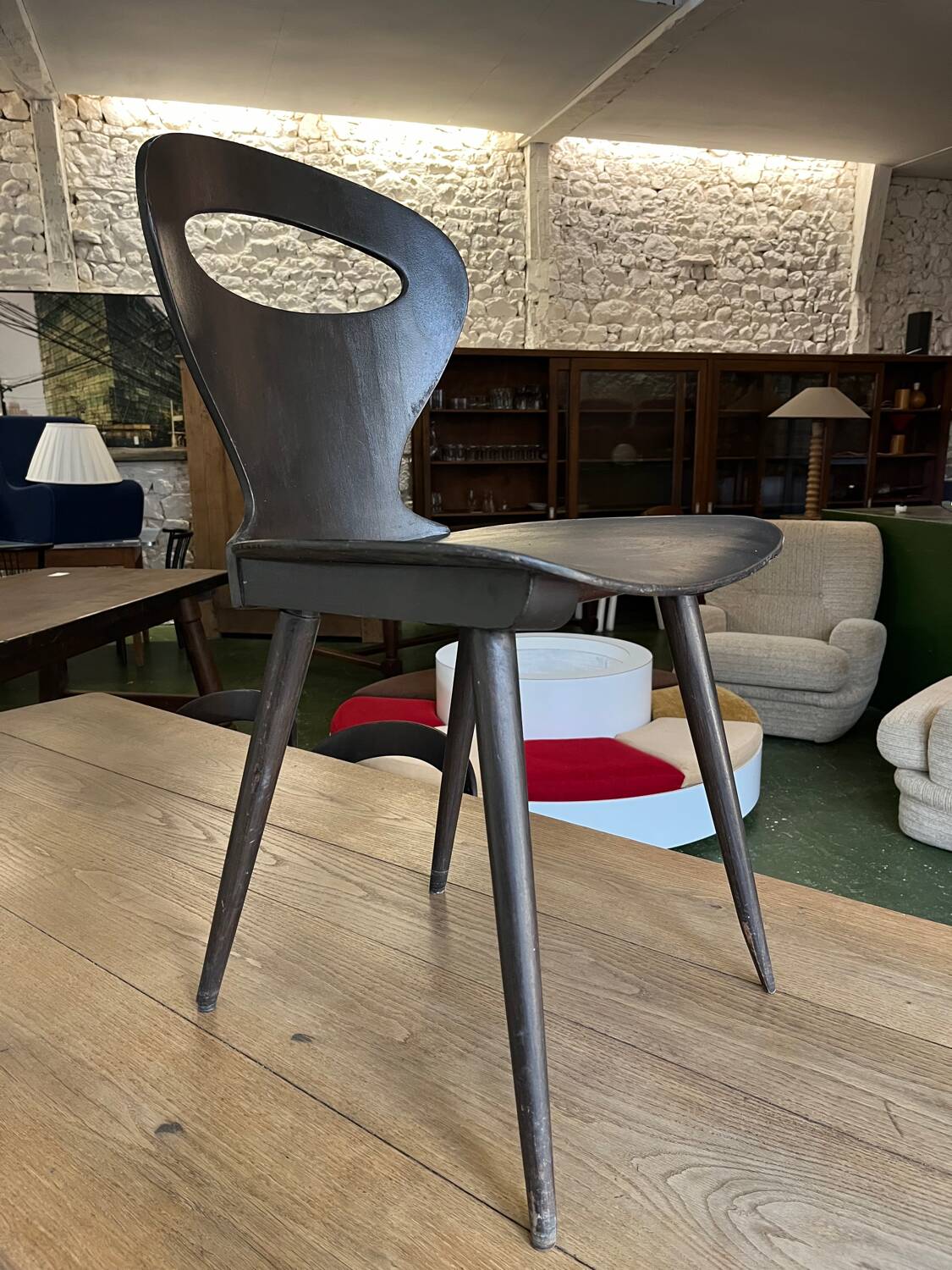6 Chaises Fourmi Baumann noires
