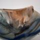 Art vase in raku pottery signed by Tony Evans.