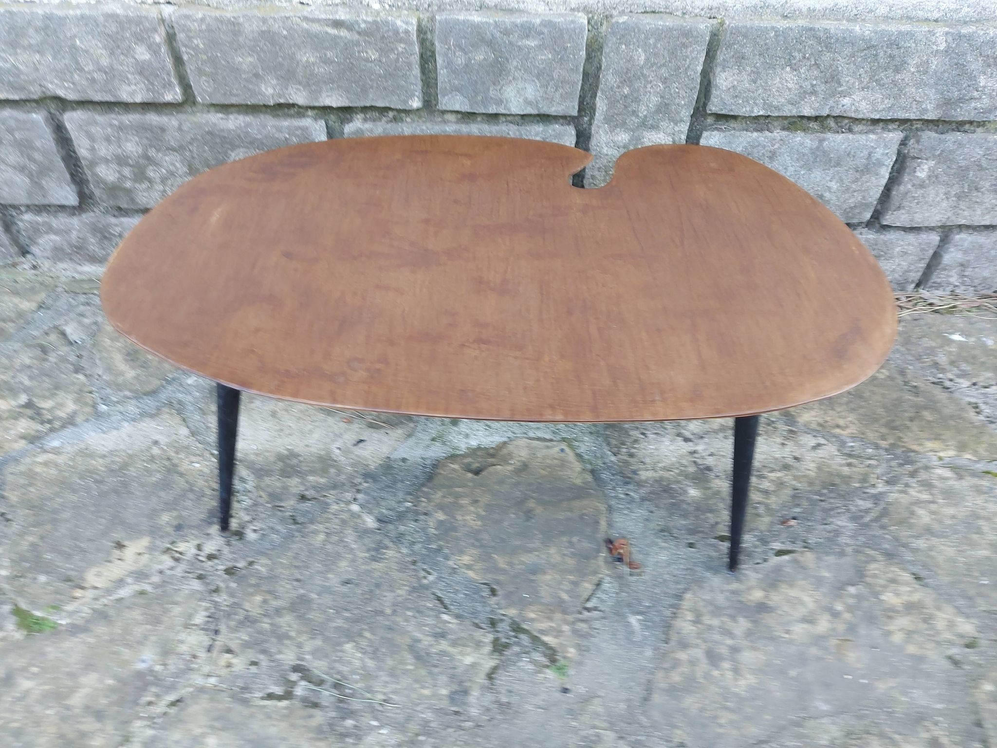 Coffee table bean design 60's