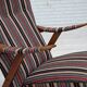 1960s, Swedish armchair, furniture wool fabric, oak wood, teak wood.