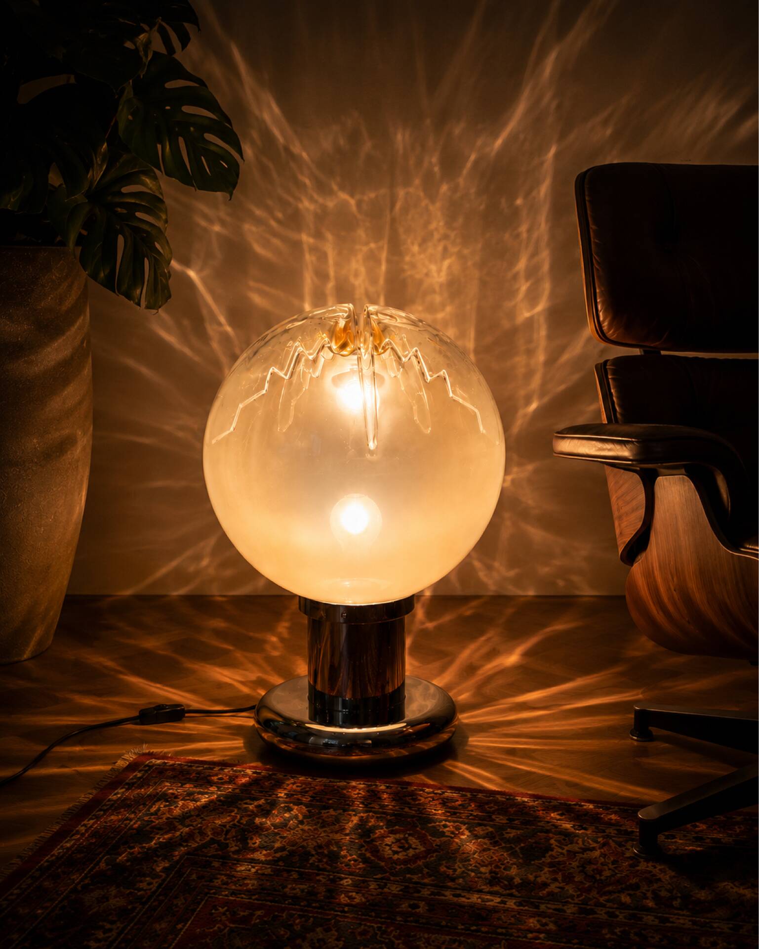 XXL Table Lamp Murano Glass by Toni Zuccheri for AV Mazzega 1