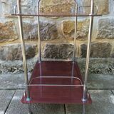 Steel and formica serving trolley