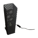 Matte black designer metal lamp