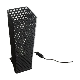 Lampe métal design noir mat