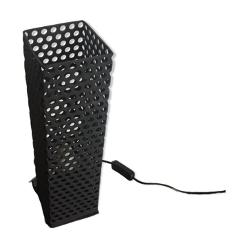 Lampe métal design noir mat