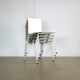 Ensemble de 4 chaises empilables industrielles