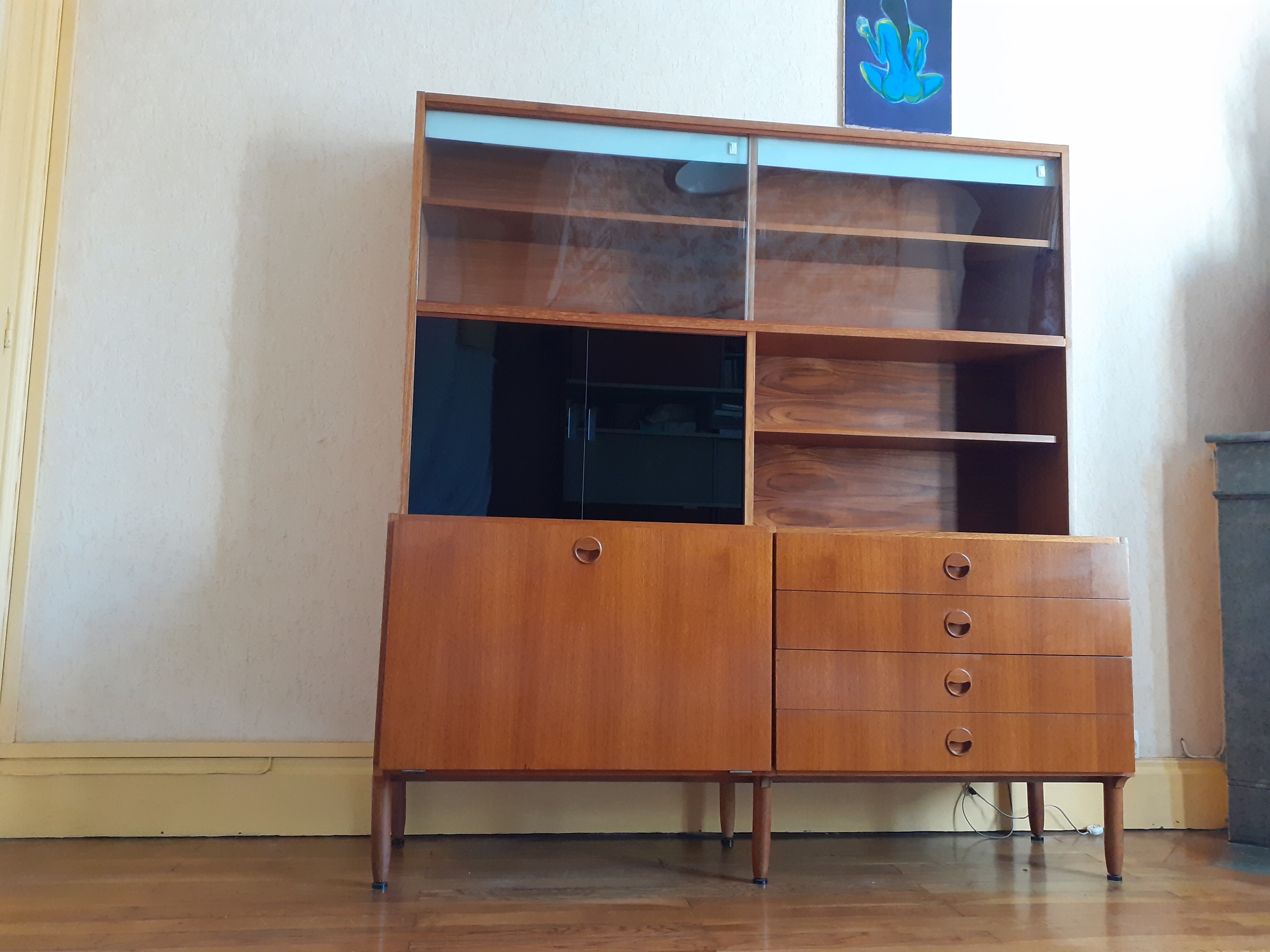 Meuble de rangement en teck