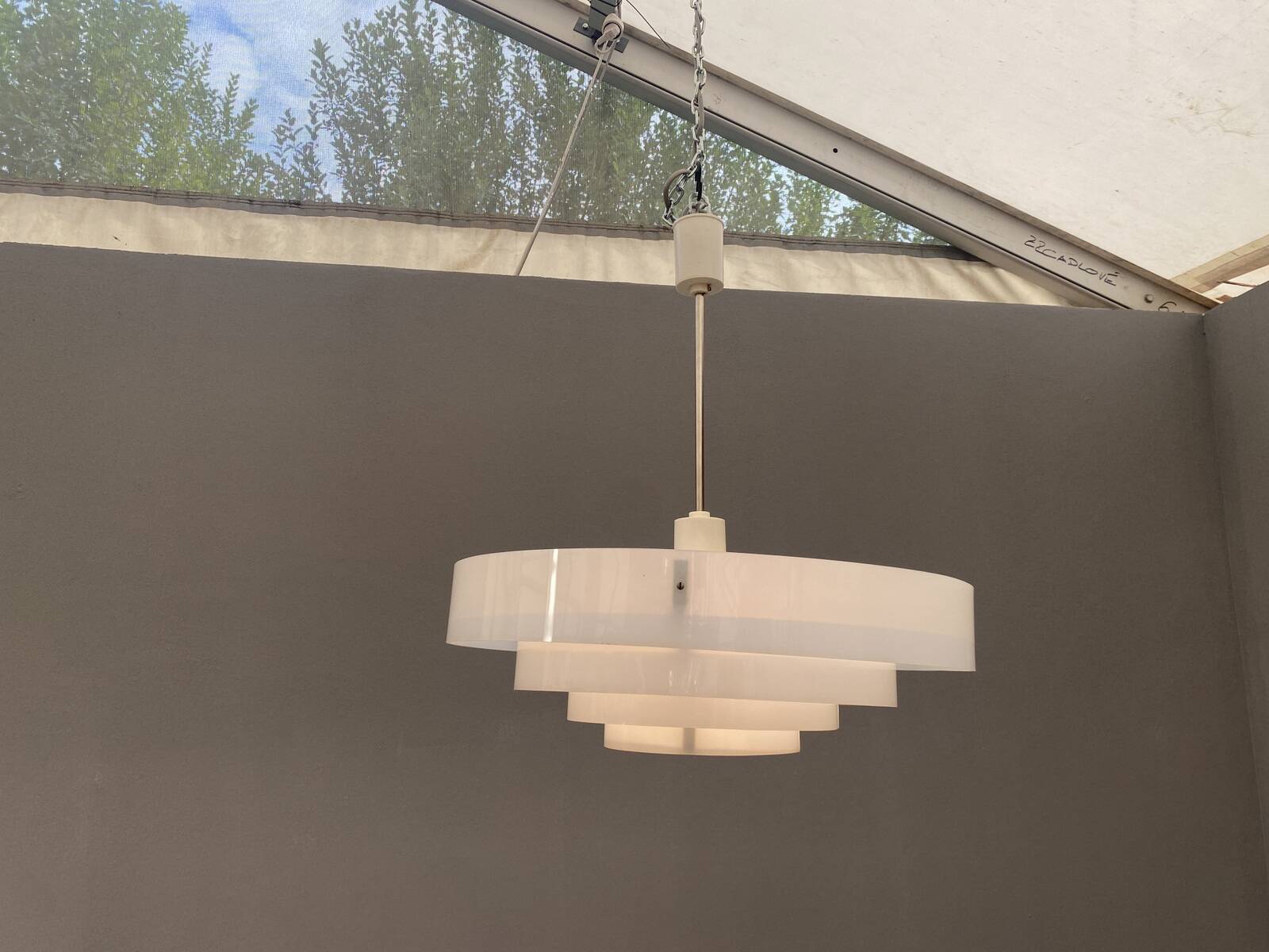 Vintage wasp nest shaped pendant, Czechoslovakia 1970´s