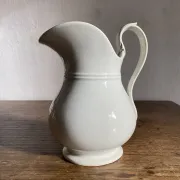 Old pitcher in ironstone Creil and Montereau Barluet (1876-1884)