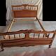 Solid wood style bed 140