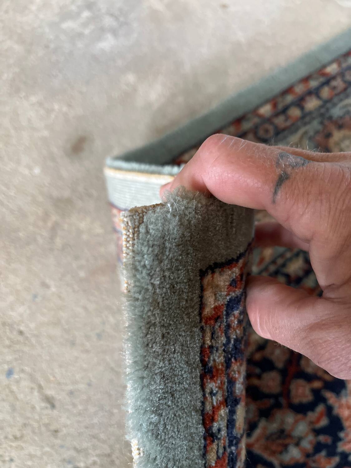 Wool carpet, Belgium