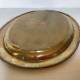 Oval brass tray