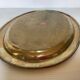Oval brass tray