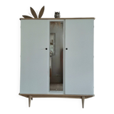 Armoire vintage années 60 relookée