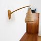 Elm and Wicker Wall Lamp