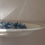 Round plate, ironstone, Clairefontaine Sanejouand & Graves 1890 "Flowers"
