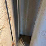 Industrial style metal locker cloakroom