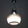 Six bulbs in Murano glass chandelier