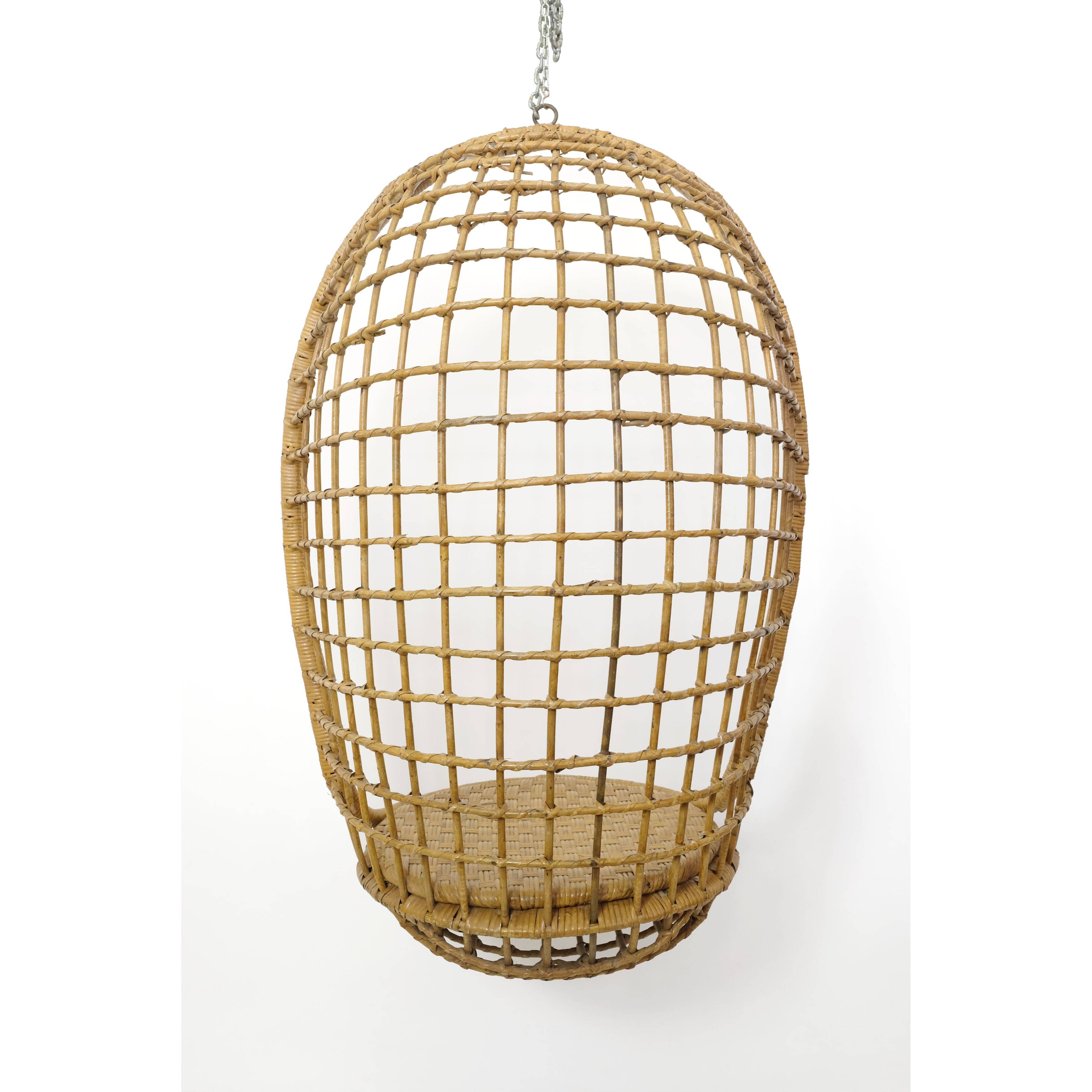 Hanging cocoon chair from the 60s-70s