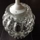 Baladeuse cloche en verre bullé vintage années 60-70