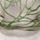 Wall lamp, art deco tulip colored glass