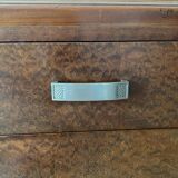 Art Deco walnut burl sideboard