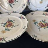 6 Villeroy and Boch Mettlach earthenware soup plates