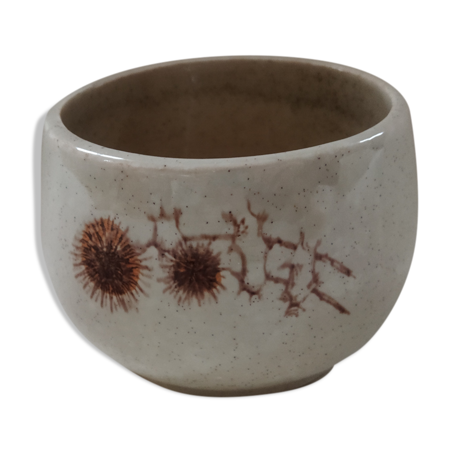 Sandstone bowl Sarreguemines Chardons