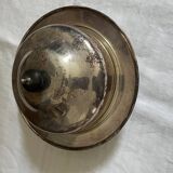Cloche métal argenté