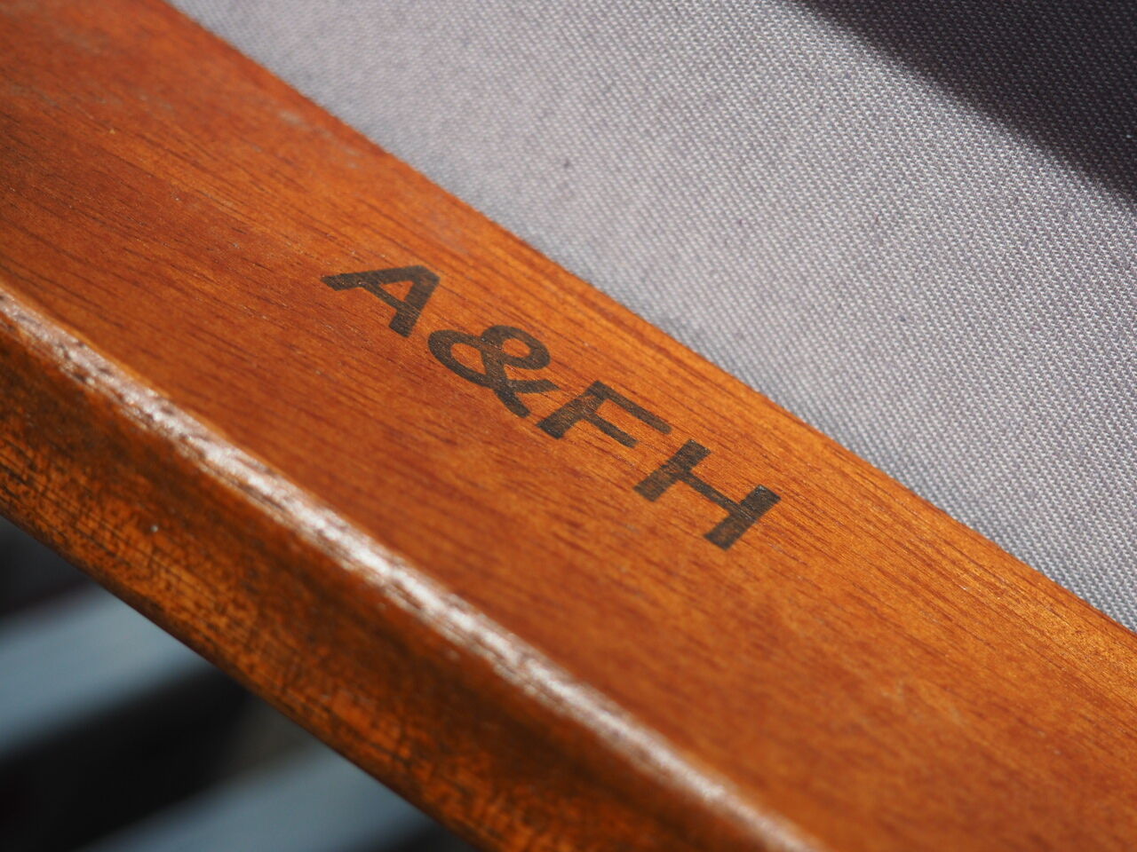 Teak dining table & four chairs A&FH Furniture