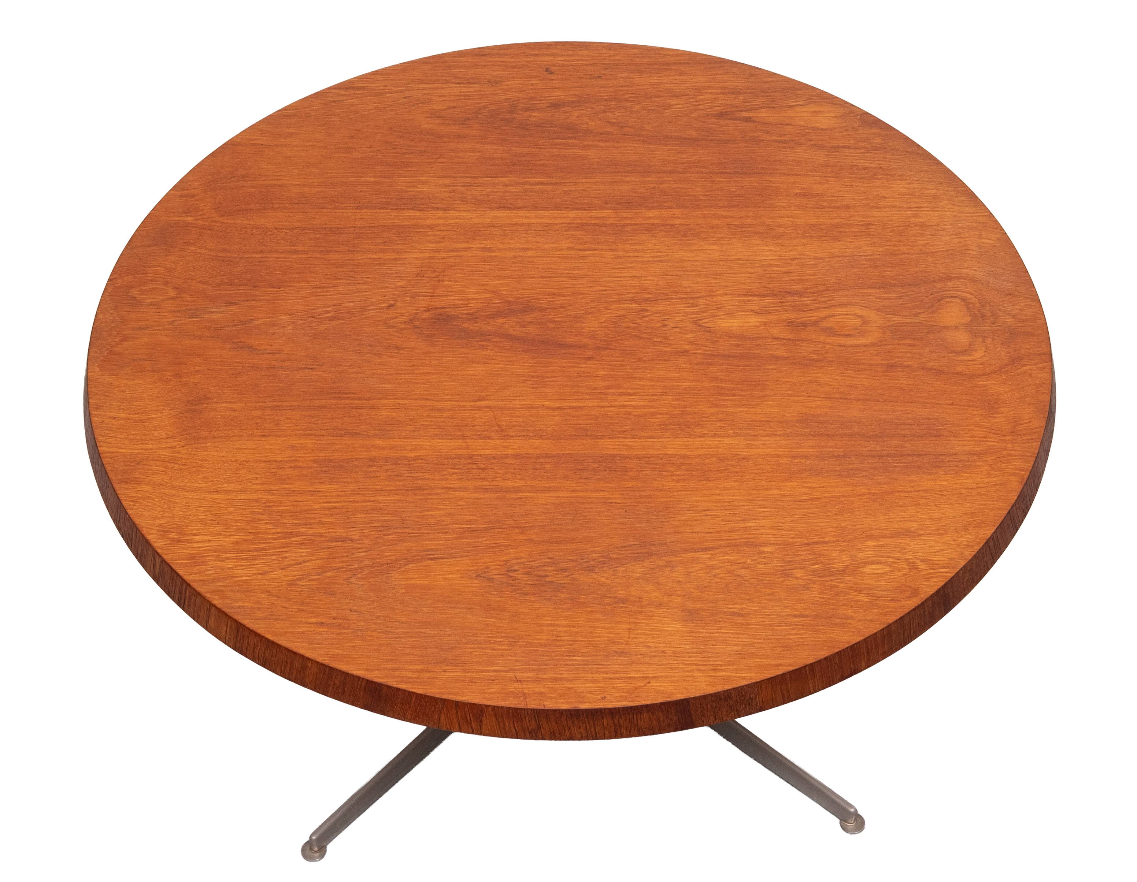 Teak round Coffee table Ilse Mōbel 1960s Germany
