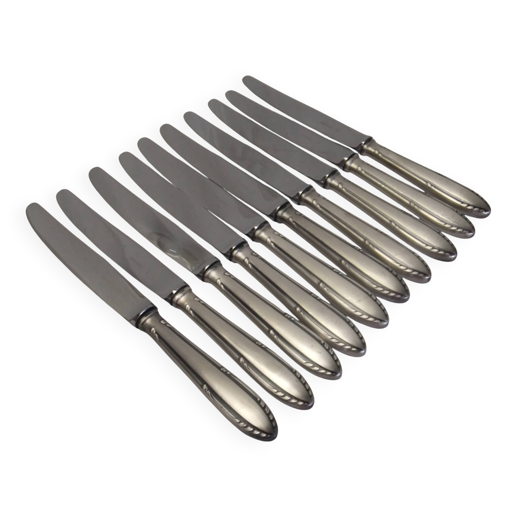 Reneka silver metal knives stainless steel blade filet service cutlery