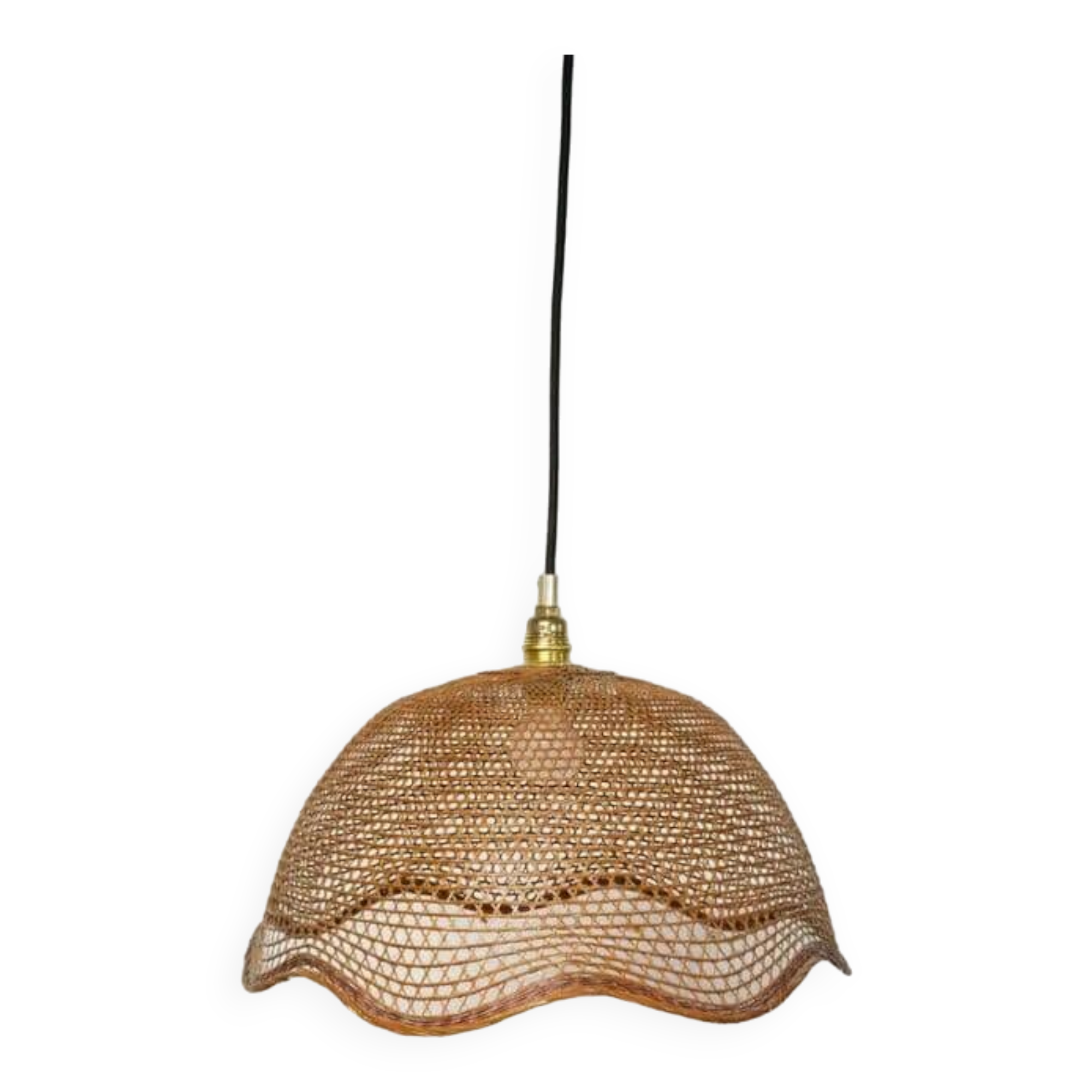 Rattan pendant light