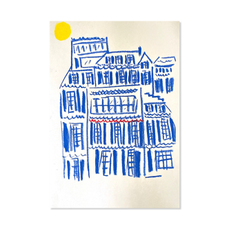 Illustration "Cohabiting" - A4