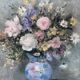 Peinture bouquet de fleurs